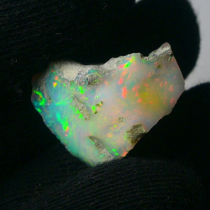White Opal 15.95 Carats | Natural White Ethiopian Opal Rough - Ready for Cutting & Jewelry!