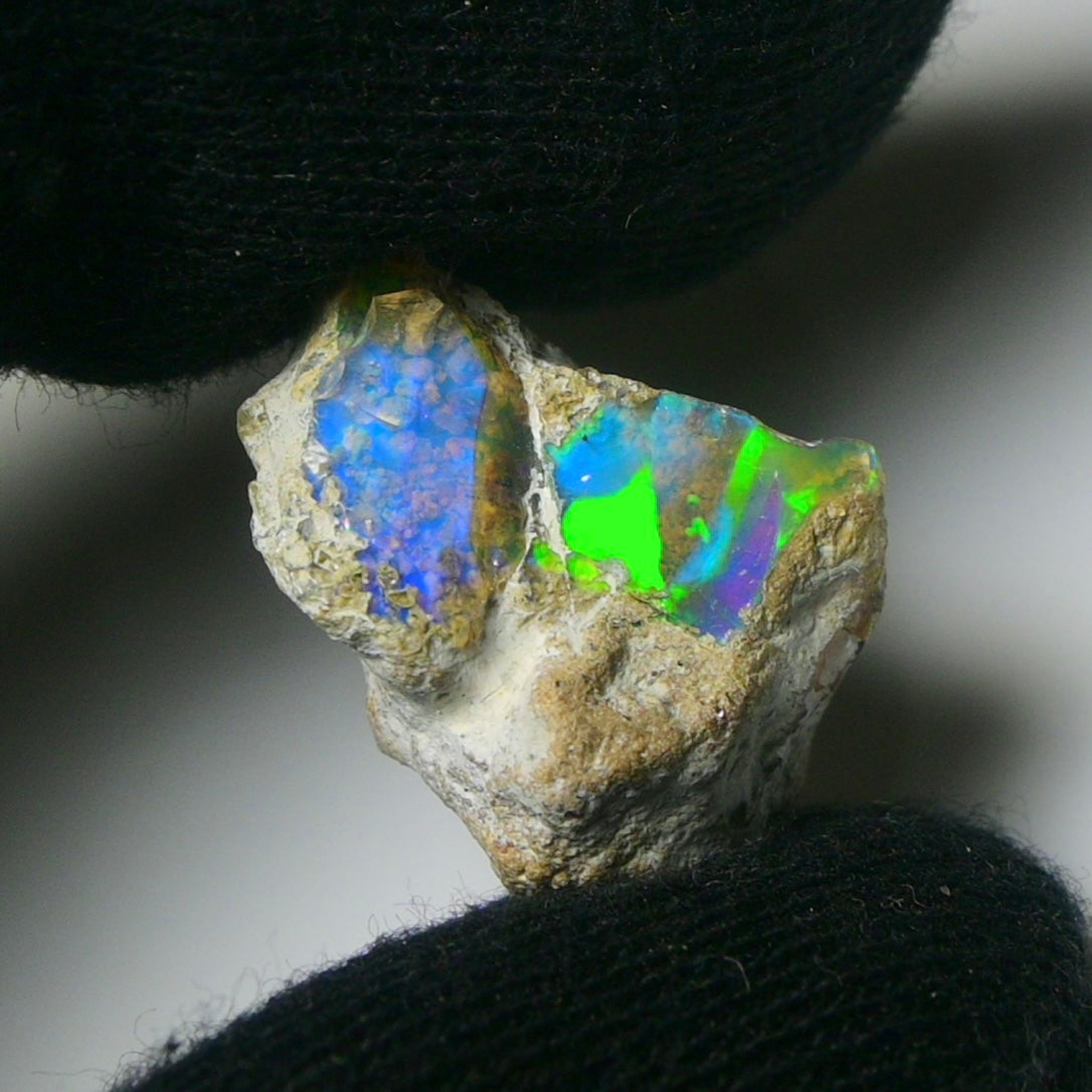 White Opal 19.20 Carats | Natural White Ethiopian Opal Rough - Ready for Cutting & Jewelry!