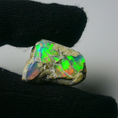 White Opal 19.80 Carats | Natural White Ethiopian Opal Rough - Ready for Cutting & Jewelry!