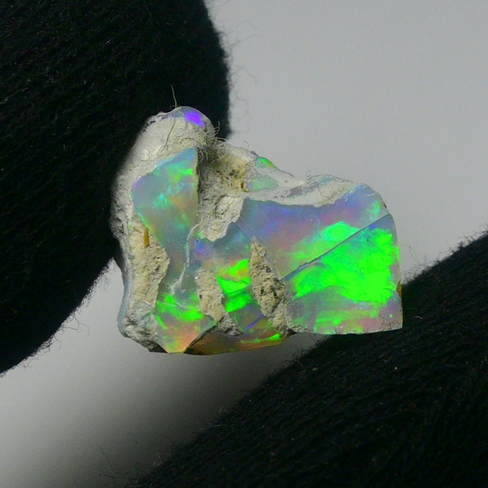 White Opal 12.60 Carats | Natural White Ethiopian Opal Rough - Ready for Cutting & Jewelry!