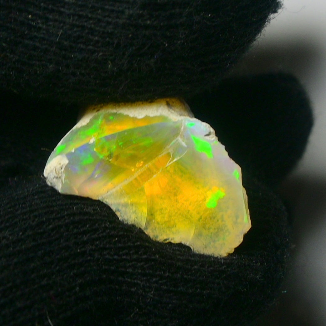 White Opal 13.50 Carats | Natural White Ethiopian Opal Rough - Ready for Cutting & Jewelry!