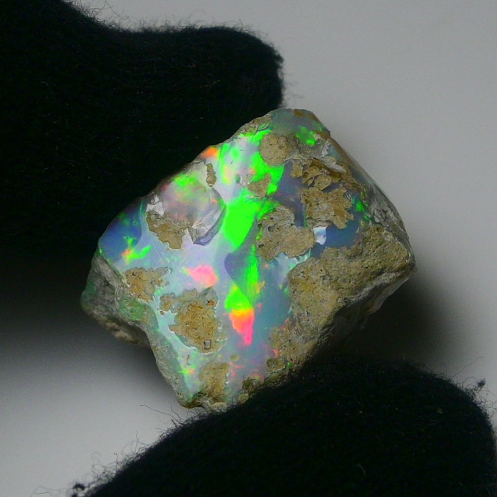 White Opal 22.50 Carats | Natural White Ethiopian Opal Rough - Ready for Cutting & Jewelry!
