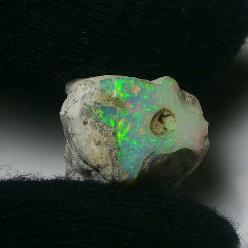 White Opal 13.7 Carats | Natural White Ethiopian Opal Rough - Ready for Cutting & Jewelry!