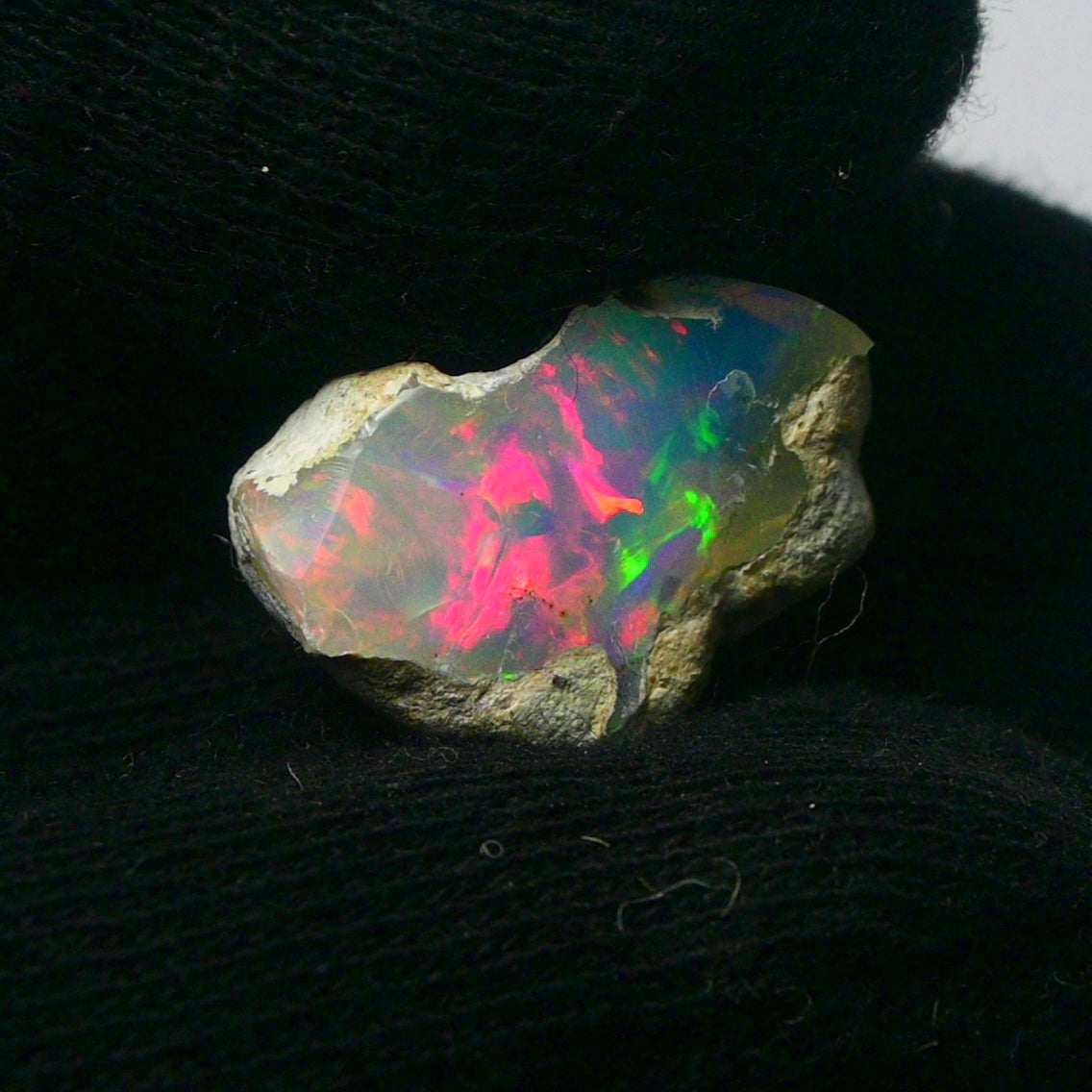 White Opal 7.80 Carats | Natural White Ethiopian Opal Rough - Ready for Cutting & Jewelry!