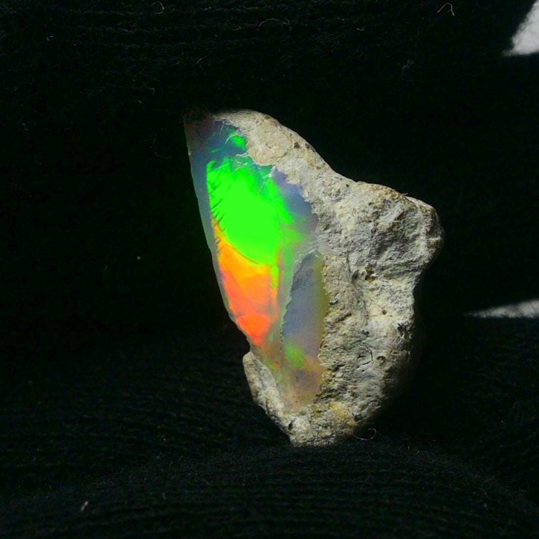 White Opal 10.45 Carats | Natural White Ethiopian Opal Rough - Ready for Cutting & Jewelry!