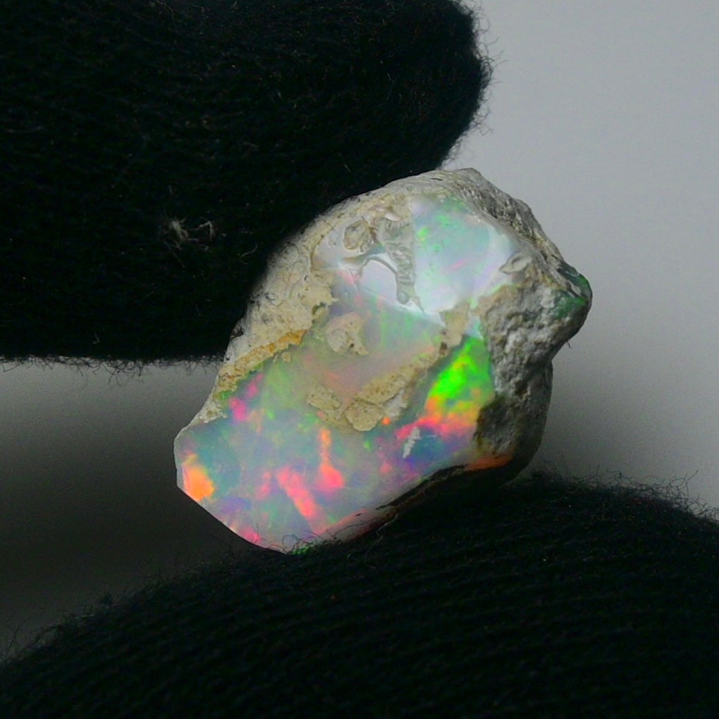 White Opal 12.00 Carats | Natural White Ethiopian Opal Rough - Ready for Cutting & Jewelry!