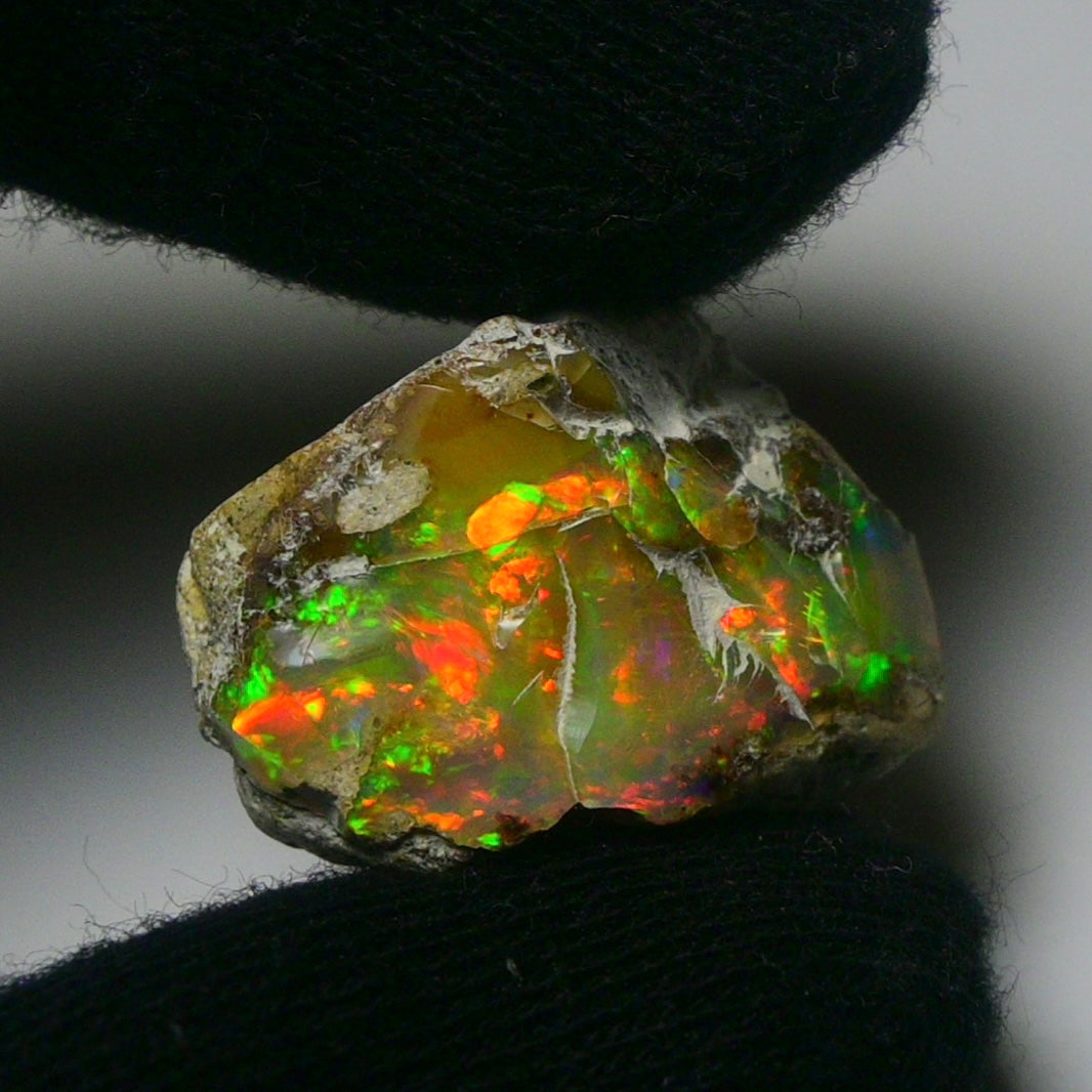 White Opal 23.70 Carats | Natural White Ethiopian Opal Rough - Ready for Cutting & Jewelry!