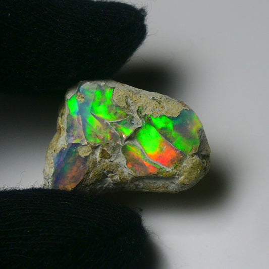White Opal 19.80 Carats | Natural White Ethiopian Opal Rough - Ready for Cutting & Jewelry!