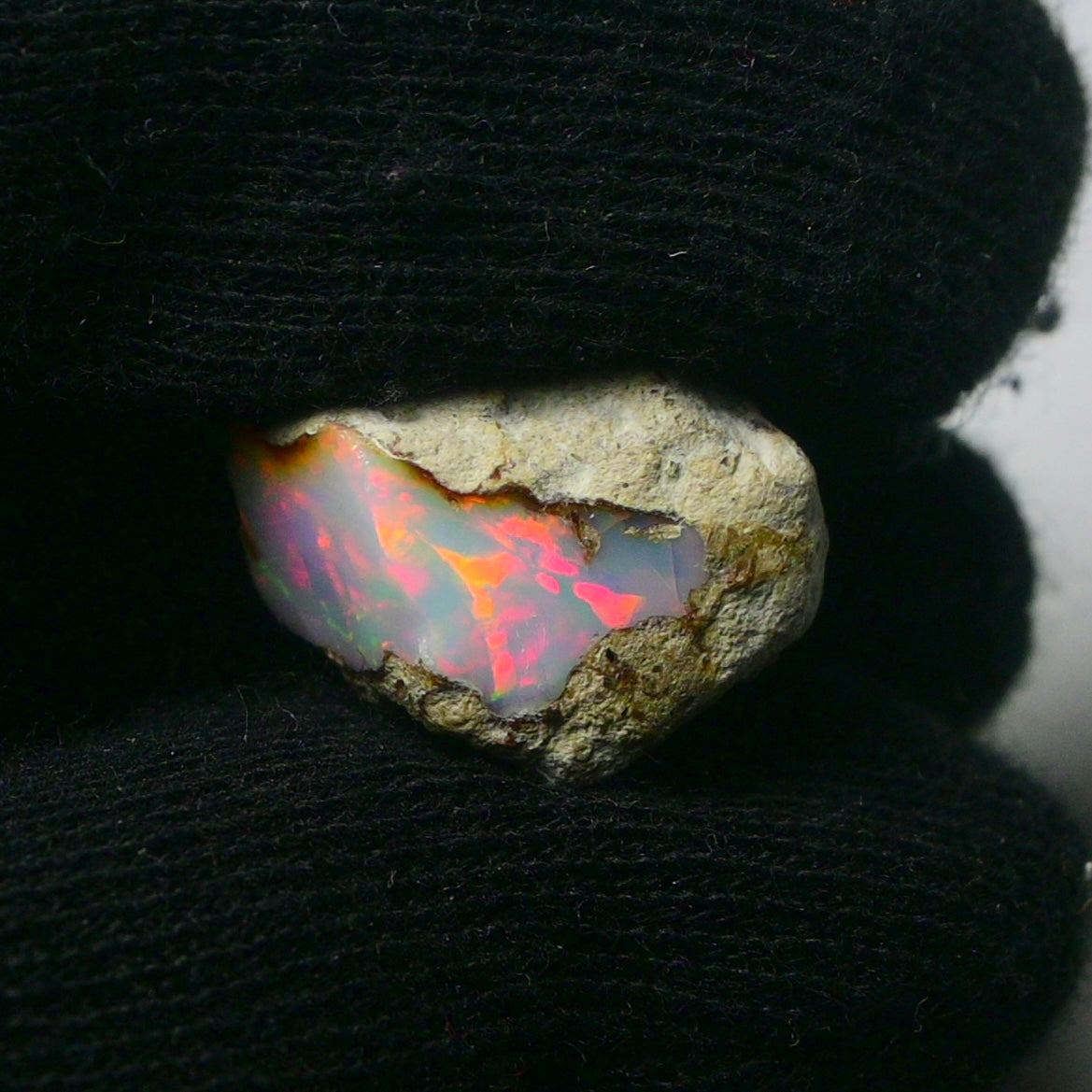 White Opal 12.10 Carats | Natural White Ethiopian Opal Rough - Ready for Cutting & Jewelry!