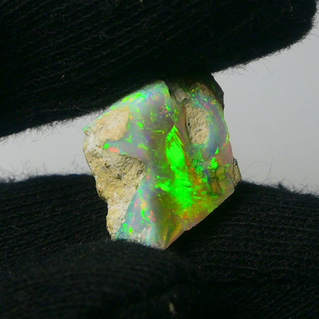 White Opal 9.70 Carats | Natural White Ethiopian Opal Rough - Ready for Cutting & Jewelry!