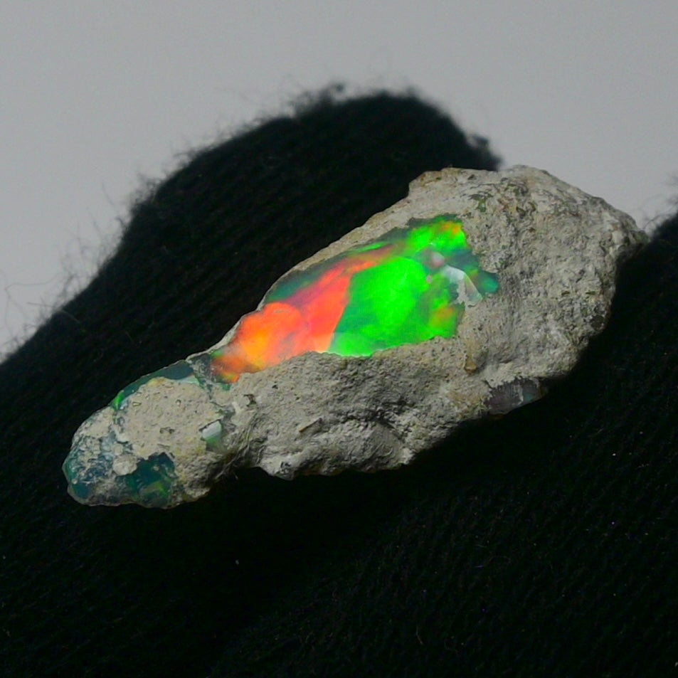 White Opal 5.70 Carats | Natural White Ethiopian Opal Rough - Ready for Cutting & Jewelry!