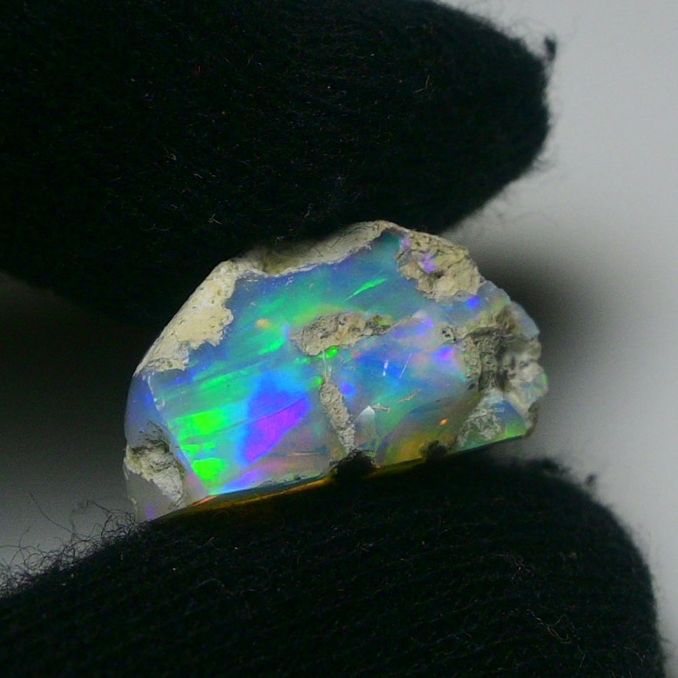 White Opal 12.60 Carats | Natural White Ethiopian Opal Rough - Ready for Cutting & Jewelry!