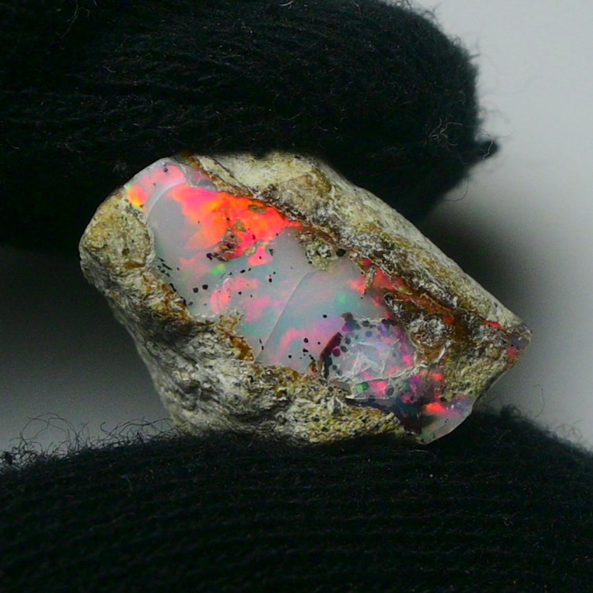 White Opal 12.10 Carats | Natural White Ethiopian Opal Rough - Ready for Cutting & Jewelry!