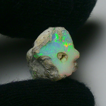 White Opal 13.7 Carats | Natural White Ethiopian Opal Rough - Ready for Cutting & Jewelry!
