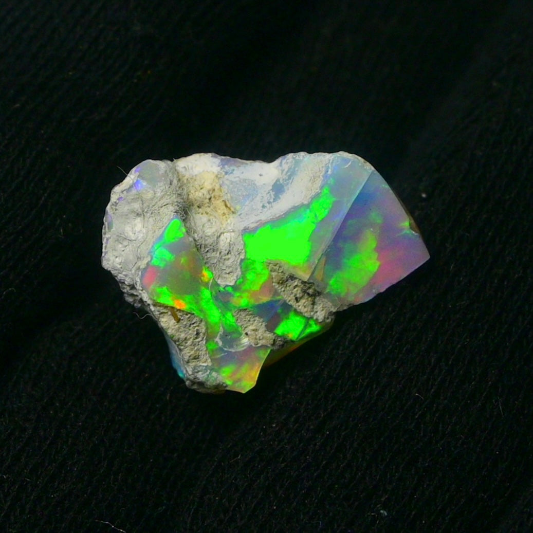 White Opal 12.60 Carats | Natural White Ethiopian Opal Rough - Ready for Cutting & Jewelry!
