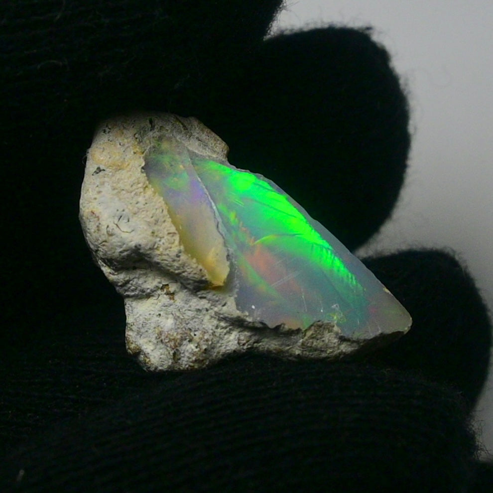 White Opal 10.45 Carats | Natural White Ethiopian Opal Rough - Ready for Cutting & Jewelry!