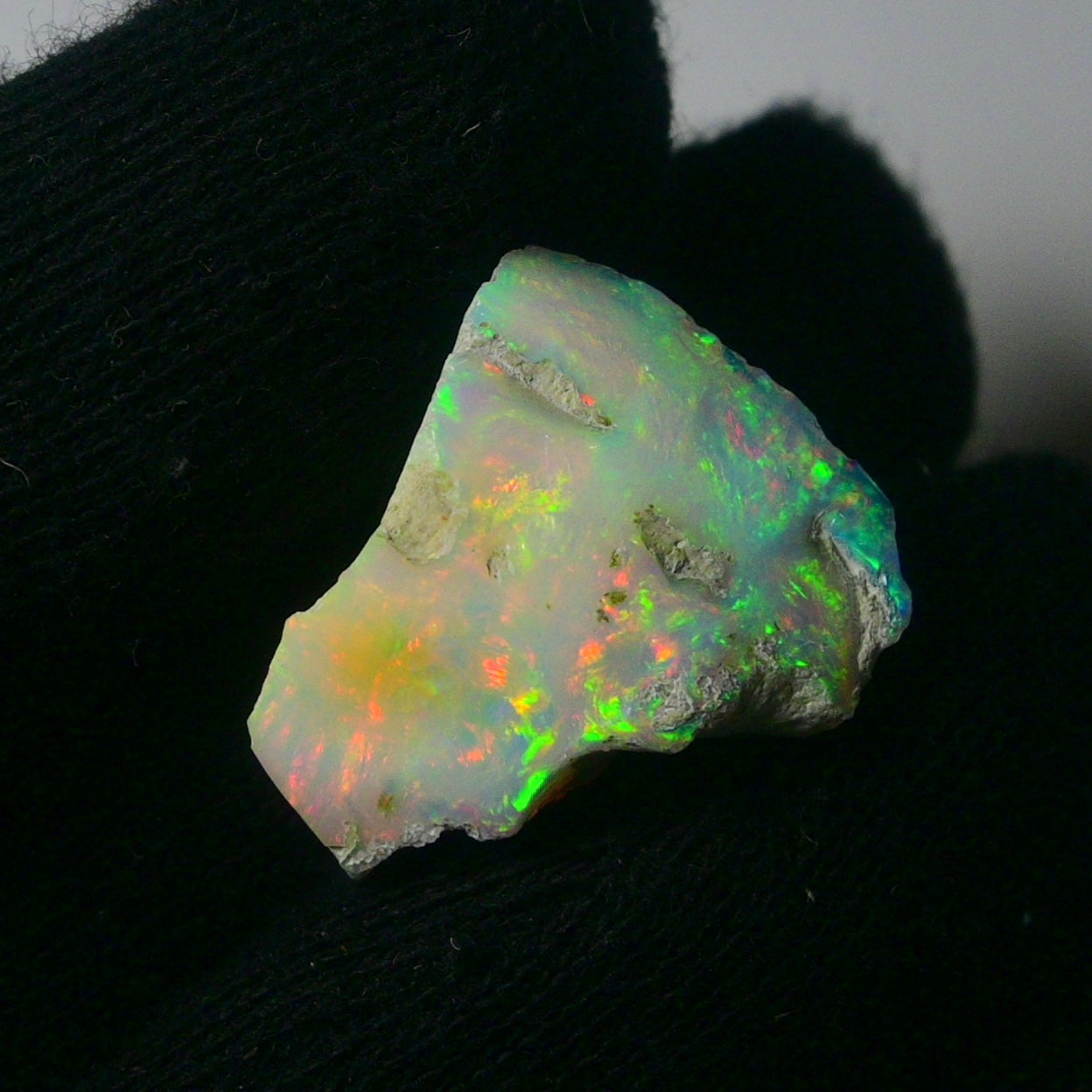 White Opal 15.95 Carats | Natural White Ethiopian Opal Rough - Ready for Cutting & Jewelry!