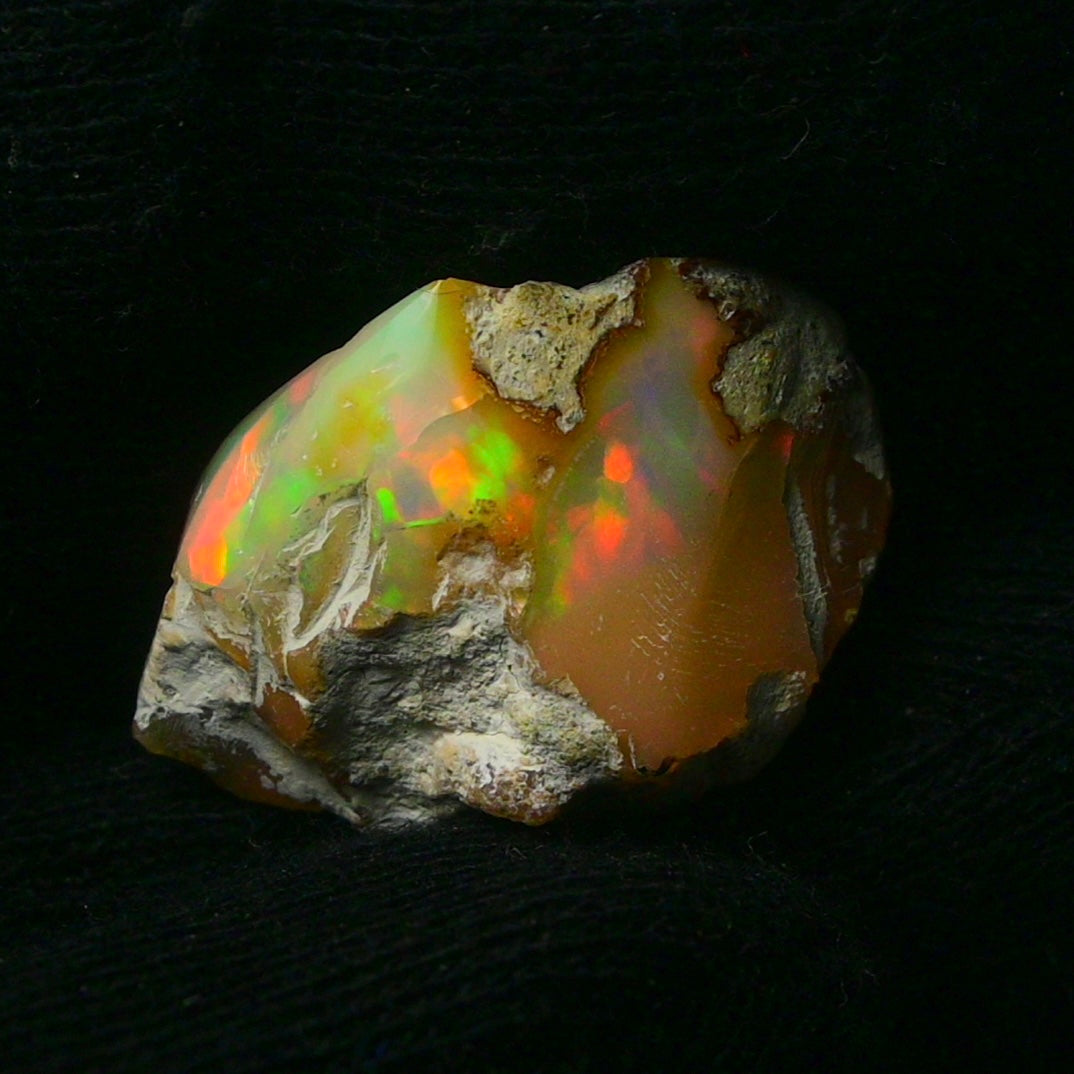 White Opal 15.00 Carats | Natural White Ethiopian Opal Rough - Ready for Cutting & Jewelry!