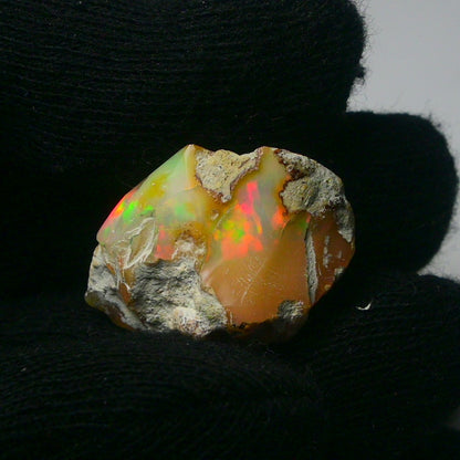 White Opal 15.00 Carats | Natural White Ethiopian Opal Rough - Ready for Cutting & Jewelry!