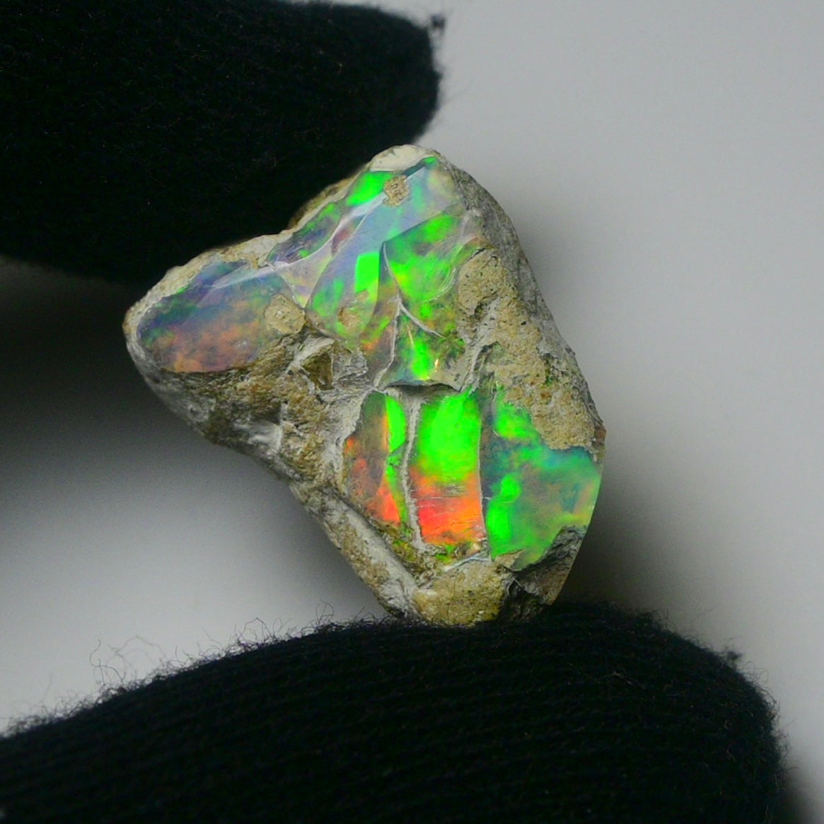 White Opal 19.80 Carats | Natural White Ethiopian Opal Rough - Ready for Cutting & Jewelry!