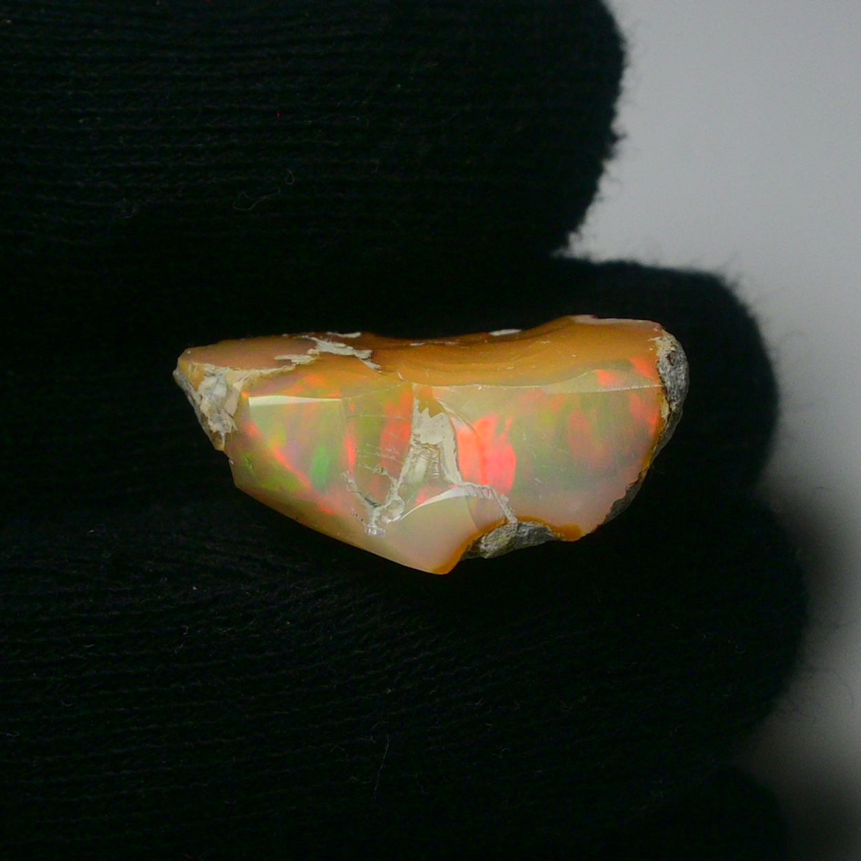 White Opal 15.00 Carats | Natural White Ethiopian Opal Rough - Ready for Cutting & Jewelry!