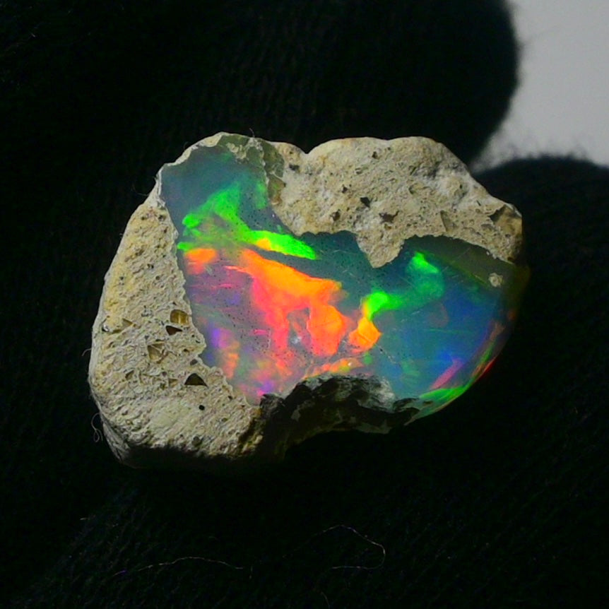White Opal 7.80 Carats | Natural White Ethiopian Opal Rough - Ready for Cutting & Jewelry!