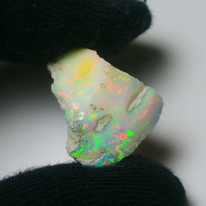 White Opal 15.95 Carats | Natural White Ethiopian Opal Rough - Ready for Cutting & Jewelry!