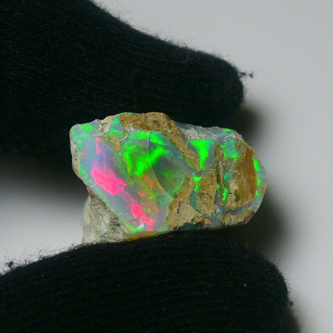 White Opal 22.50 Carats | Natural White Ethiopian Opal Rough - Ready for Cutting & Jewelry!