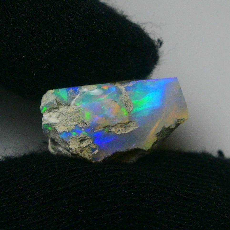 White Opal 12.60 Carats | Natural White Ethiopian Opal Rough - Ready for Cutting & Jewelry!
