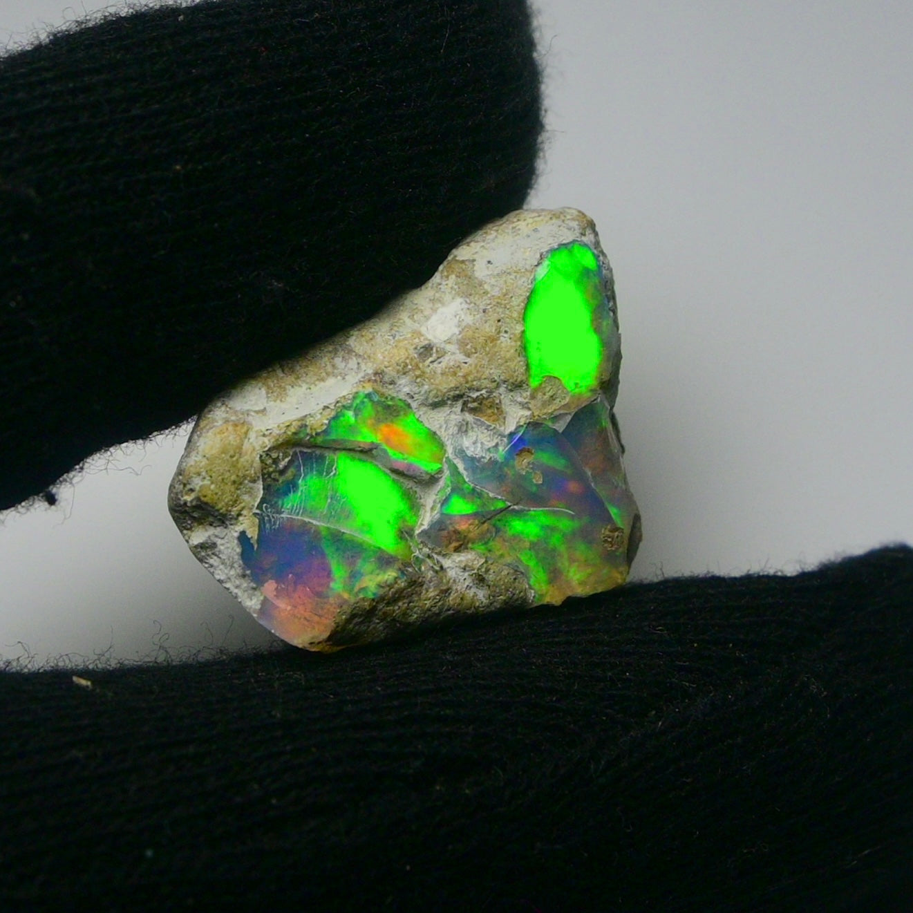 White Opal 19.80 Carats | Natural White Ethiopian Opal Rough - Ready for Cutting & Jewelry!