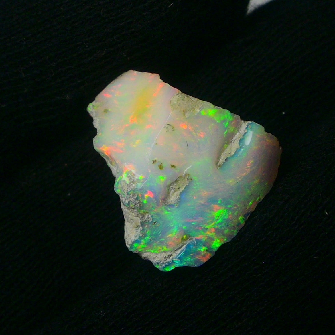 White Opal 15.95 Carats | Natural White Ethiopian Opal Rough - Ready for Cutting & Jewelry!