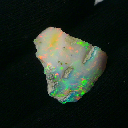 White Opal 15.95 Carats | Natural White Ethiopian Opal Rough - Ready for Cutting & Jewelry!