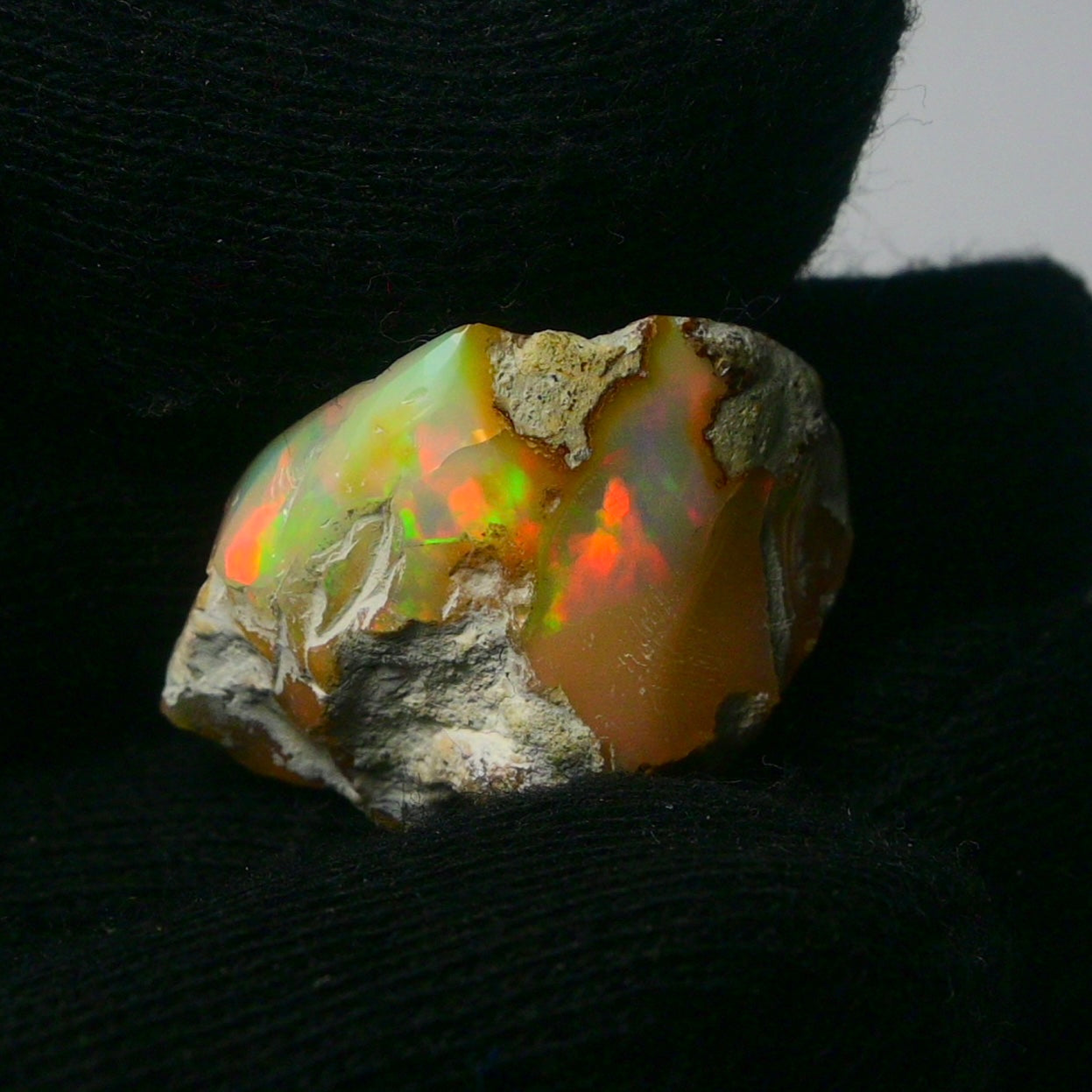 White Opal 15.00 Carats | Natural White Ethiopian Opal Rough - Ready for Cutting & Jewelry!