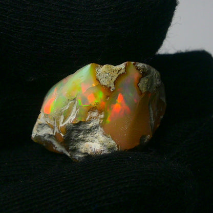 White Opal 15.00 Carats | Natural White Ethiopian Opal Rough - Ready for Cutting & Jewelry!