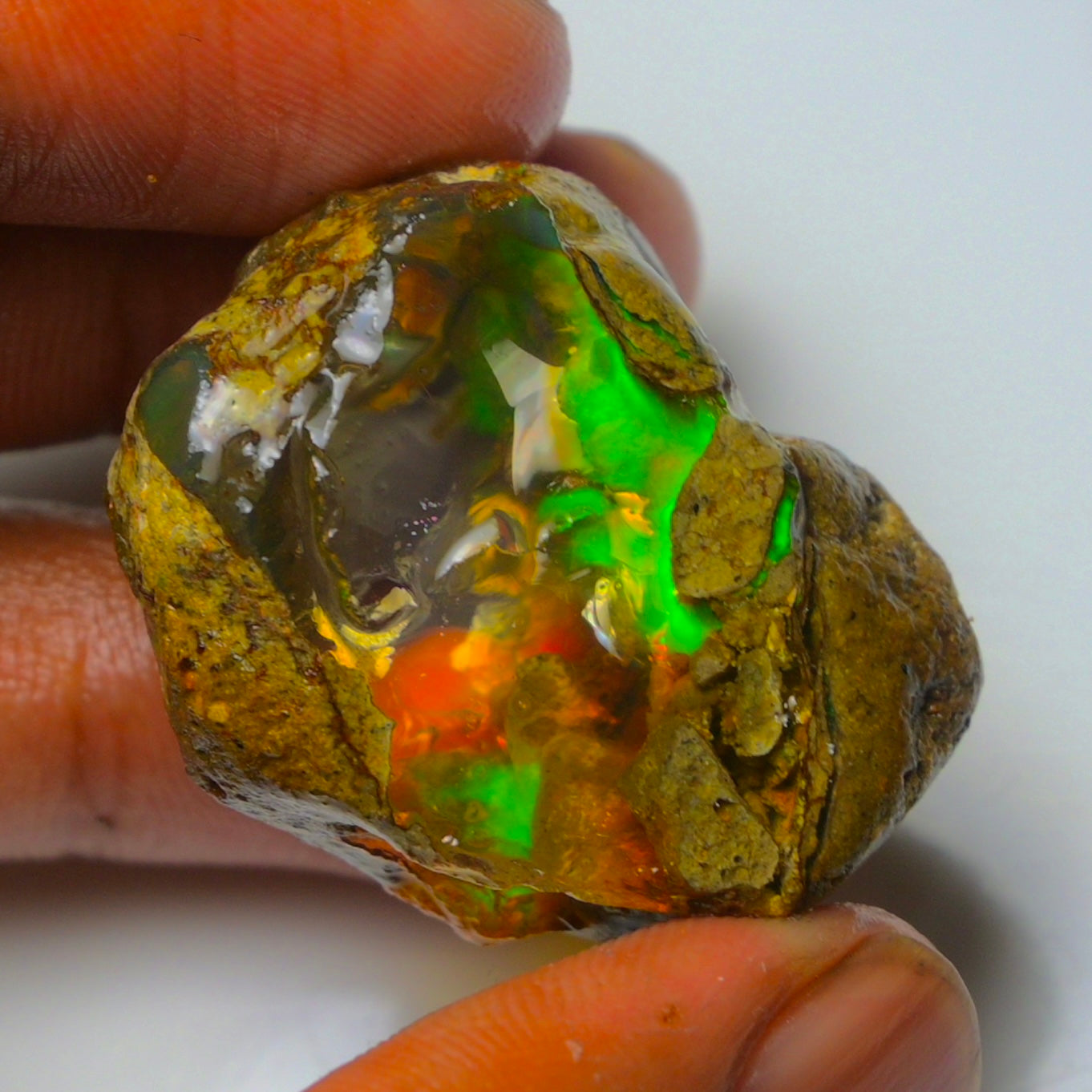 Opal Rough Specimen  90.40 Carat (18g) | 100% Natural Ethiopian Opal Raw