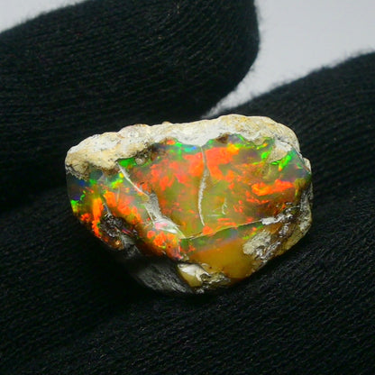 White Opal 23.70 Carats | Natural White Ethiopian Opal Rough - Ready for Cutting & Jewelry!