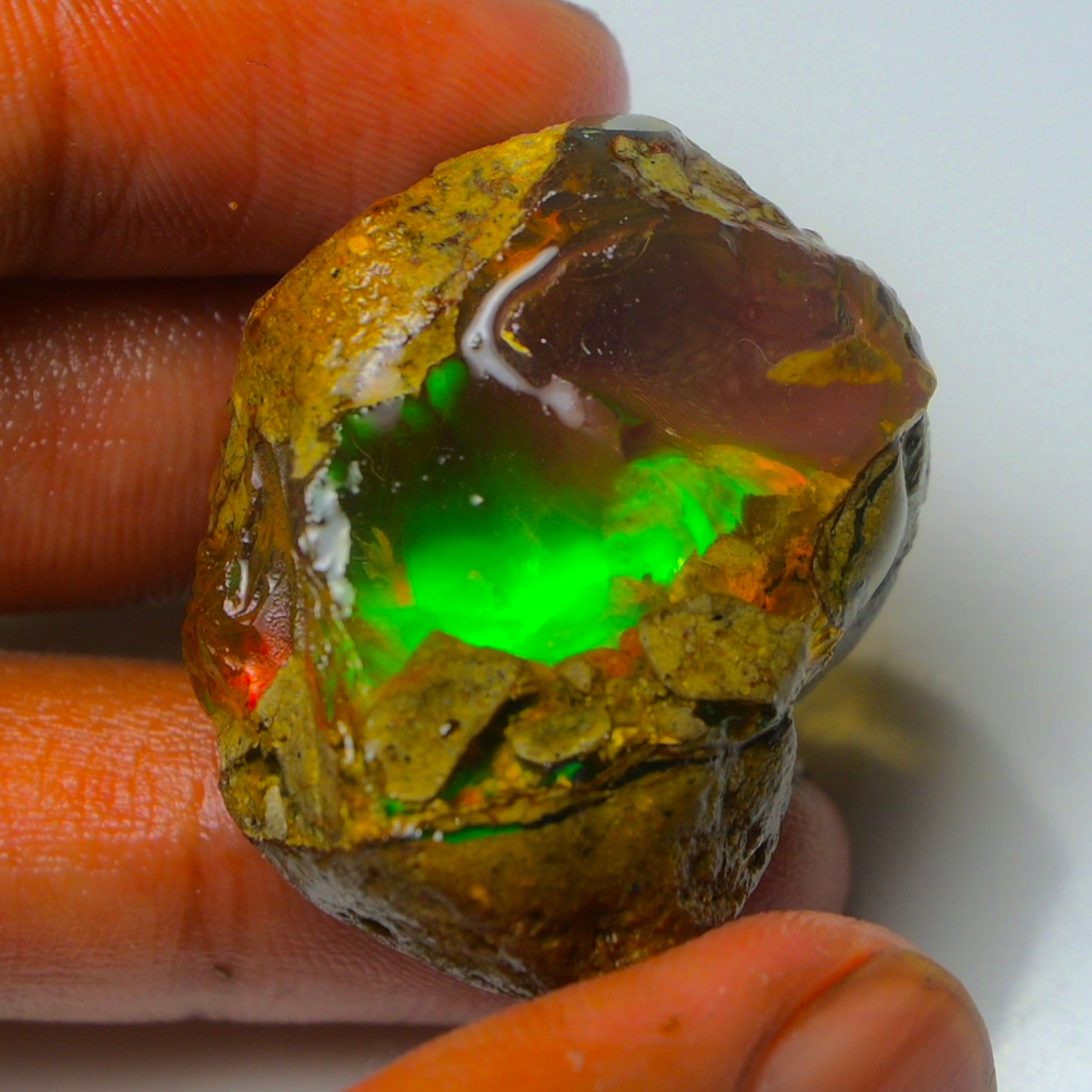 Opal Rough Specimen  90.40 Carat (18g) | 100% Natural Ethiopian Opal Raw