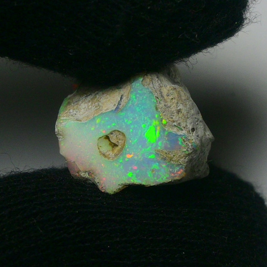 White Opal 13.7 Carats | Natural White Ethiopian Opal Rough - Ready for Cutting & Jewelry!