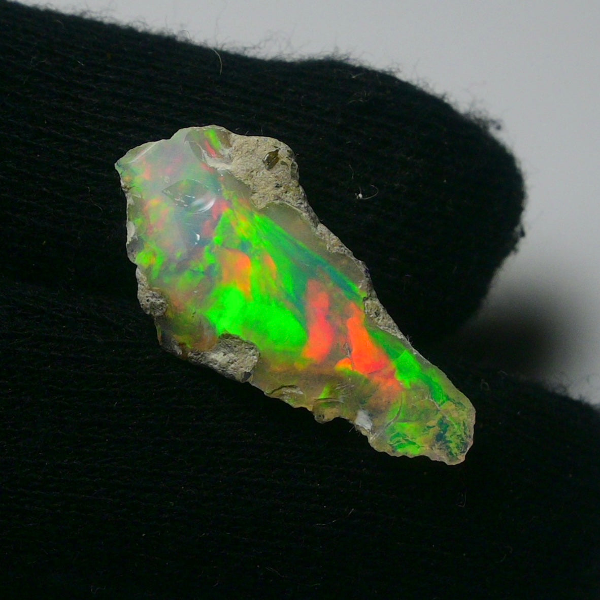 White Opal 5.70 Carats | Natural White Ethiopian Opal Rough - Ready for Cutting & Jewelry!