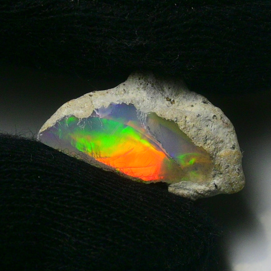 White Opal 10.45 Carats | Natural White Ethiopian Opal Rough - Ready for Cutting & Jewelry!