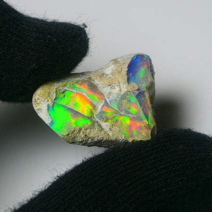 White Opal 19.80 Carats | Natural White Ethiopian Opal Rough - Ready for Cutting & Jewelry!