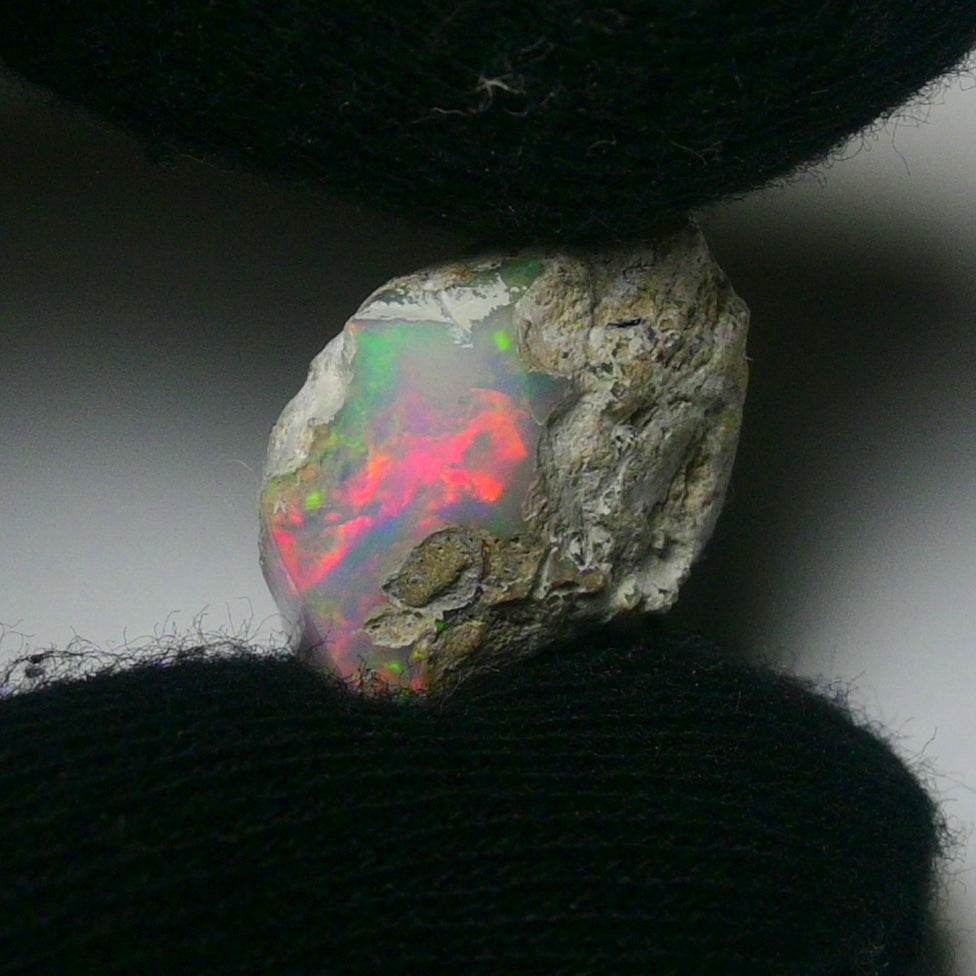 White Opal 12.00 Carats | Natural White Ethiopian Opal Rough - Ready for Cutting & Jewelry!