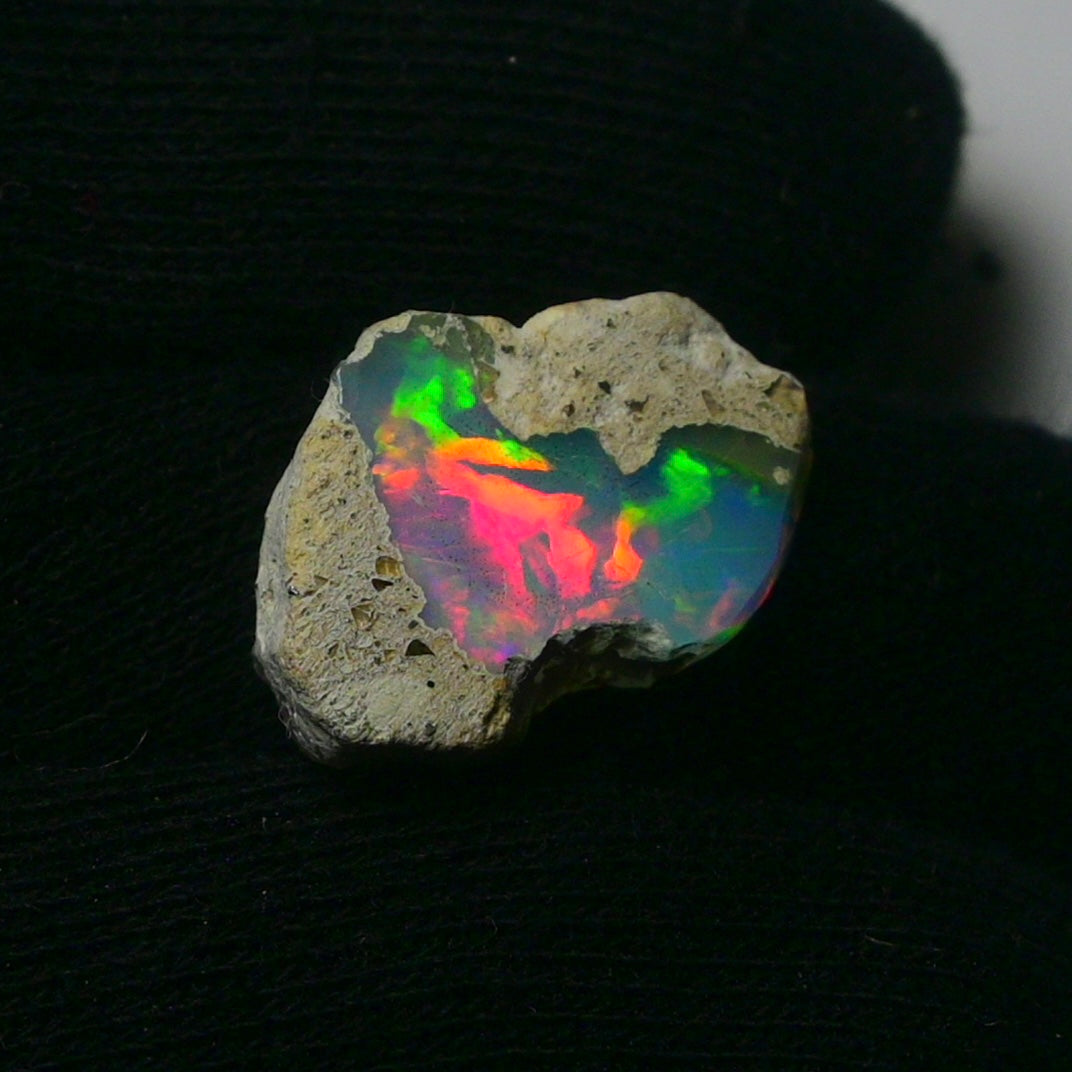 White Opal 7.80 Carats | Natural White Ethiopian Opal Rough - Ready for Cutting & Jewelry!