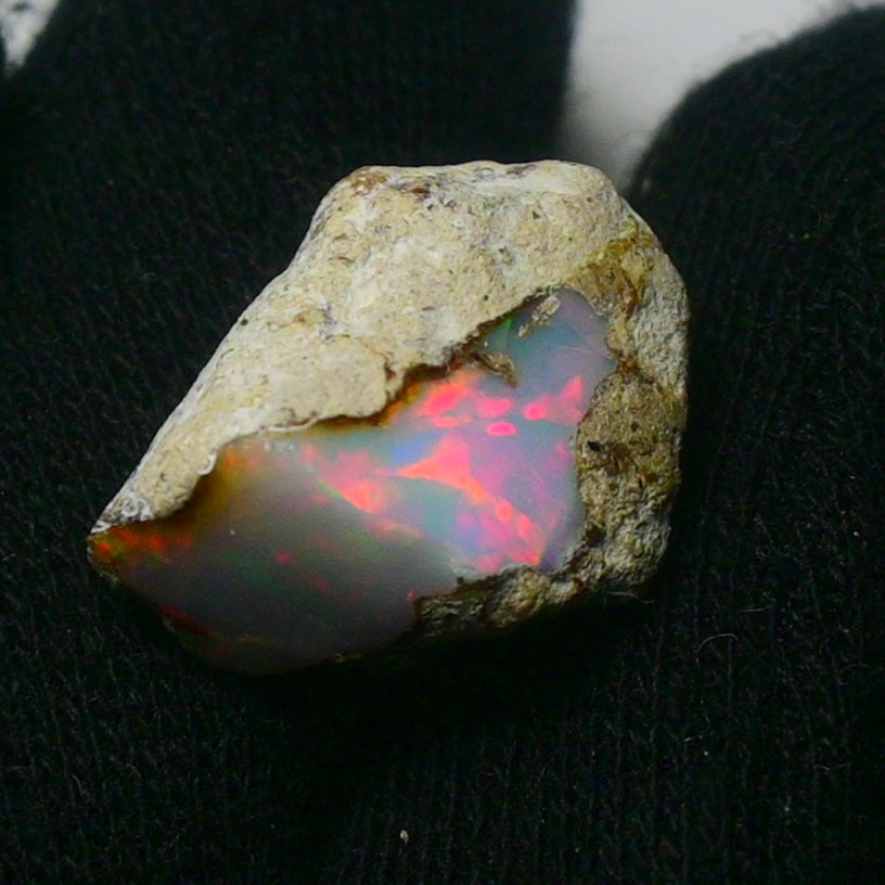White Opal 12.10 Carats | Natural White Ethiopian Opal Rough - Ready for Cutting & Jewelry!