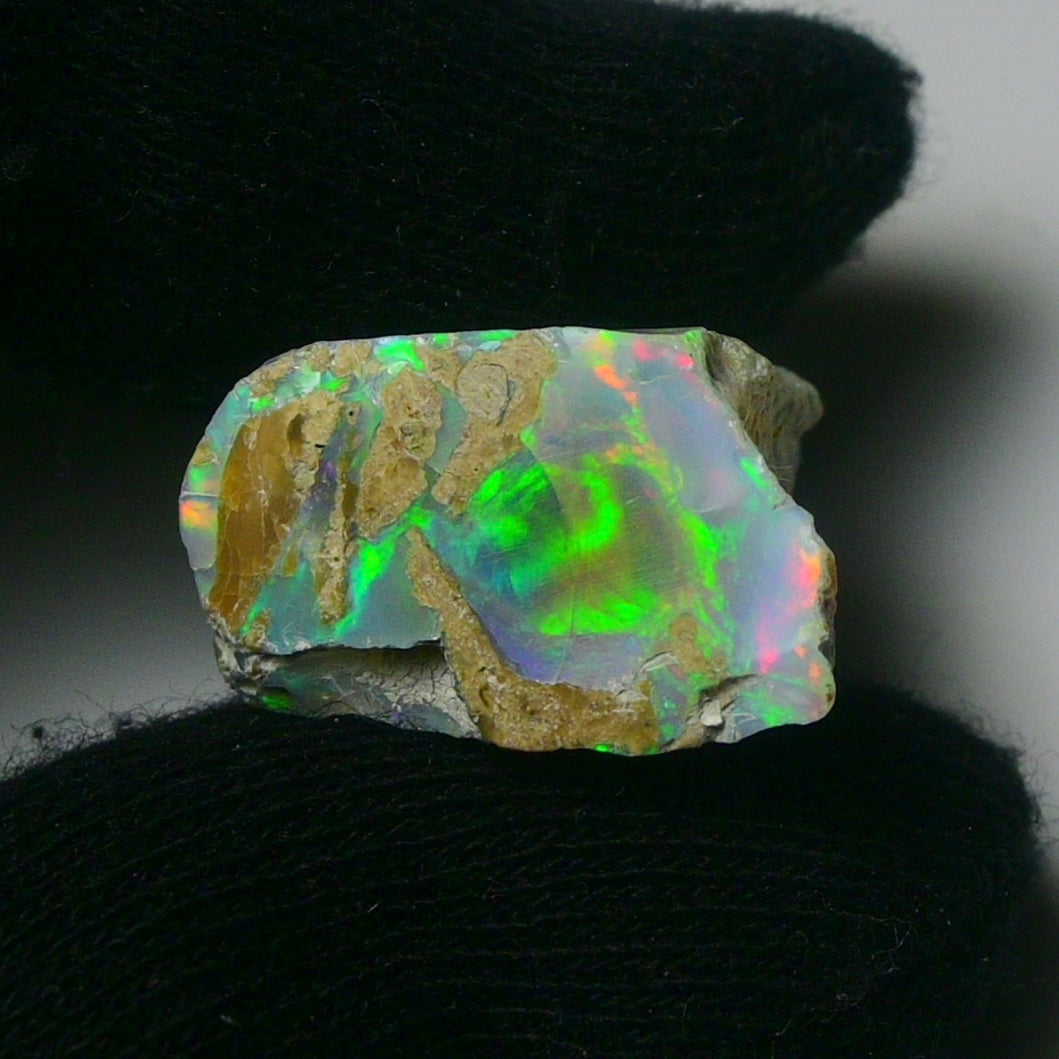 White Opal 22.50 Carats | Natural White Ethiopian Opal Rough - Ready for Cutting & Jewelry!
