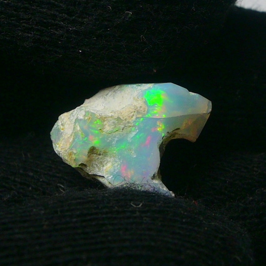 White Opal 6.40 Carats | Natural White Ethiopian Opal Rough - Ready for Cutting & Jewelry!