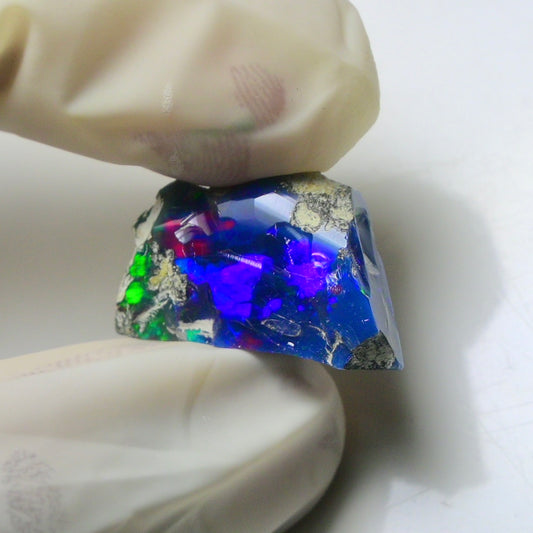 Blue Opal Rough 10.60  Carats | Natural Ethiopian Opal Rough - Ready for Cutting & Jewelry | AAA Grade Opal Raw