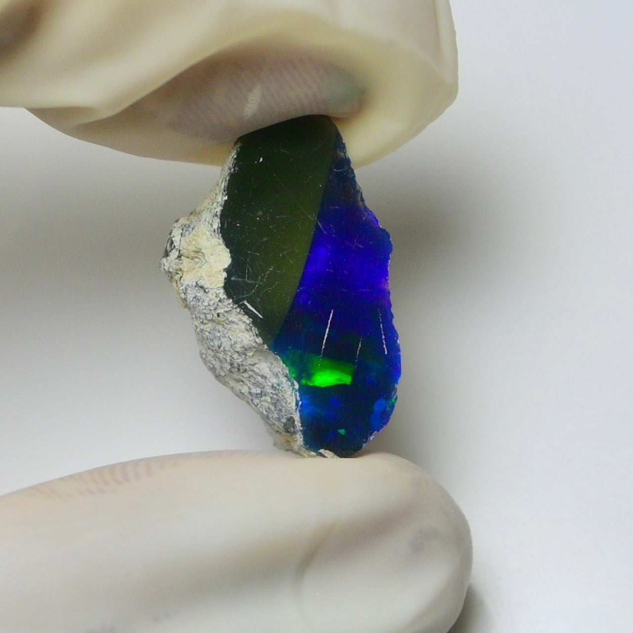 Blue Opal Rough 7.80 Carats | Natural Ethiopian Opal Rough - Ready for Cutting & Jewelry | AAA Grade Opal Raw