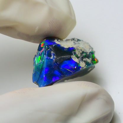 Blue Opal Rough 10.60  Carats | Natural Ethiopian Opal Rough - Ready for Cutting & Jewelry | AAA Grade Opal Raw