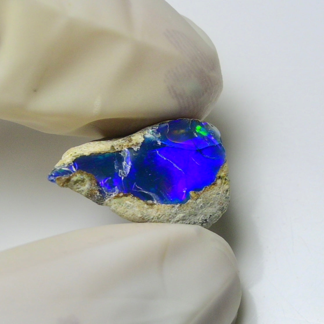 Blue Opal Rough 7.55 Carats | Natural Ethiopian Opal Rough - Ready for Cutting & Jewelry | AAA Grade Opal Raw